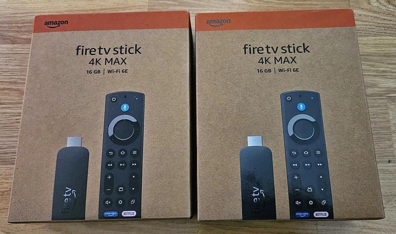 Amazon Fire TV Stick 4K Max 2ª Geração 16GB, WiFi 6E Sistema Fire